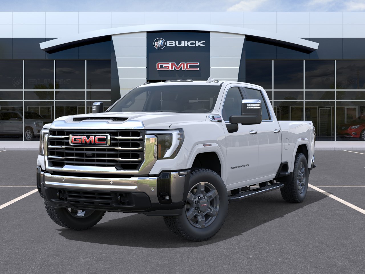 New 2026 Glacier White Tricoat GMC SLT image 30