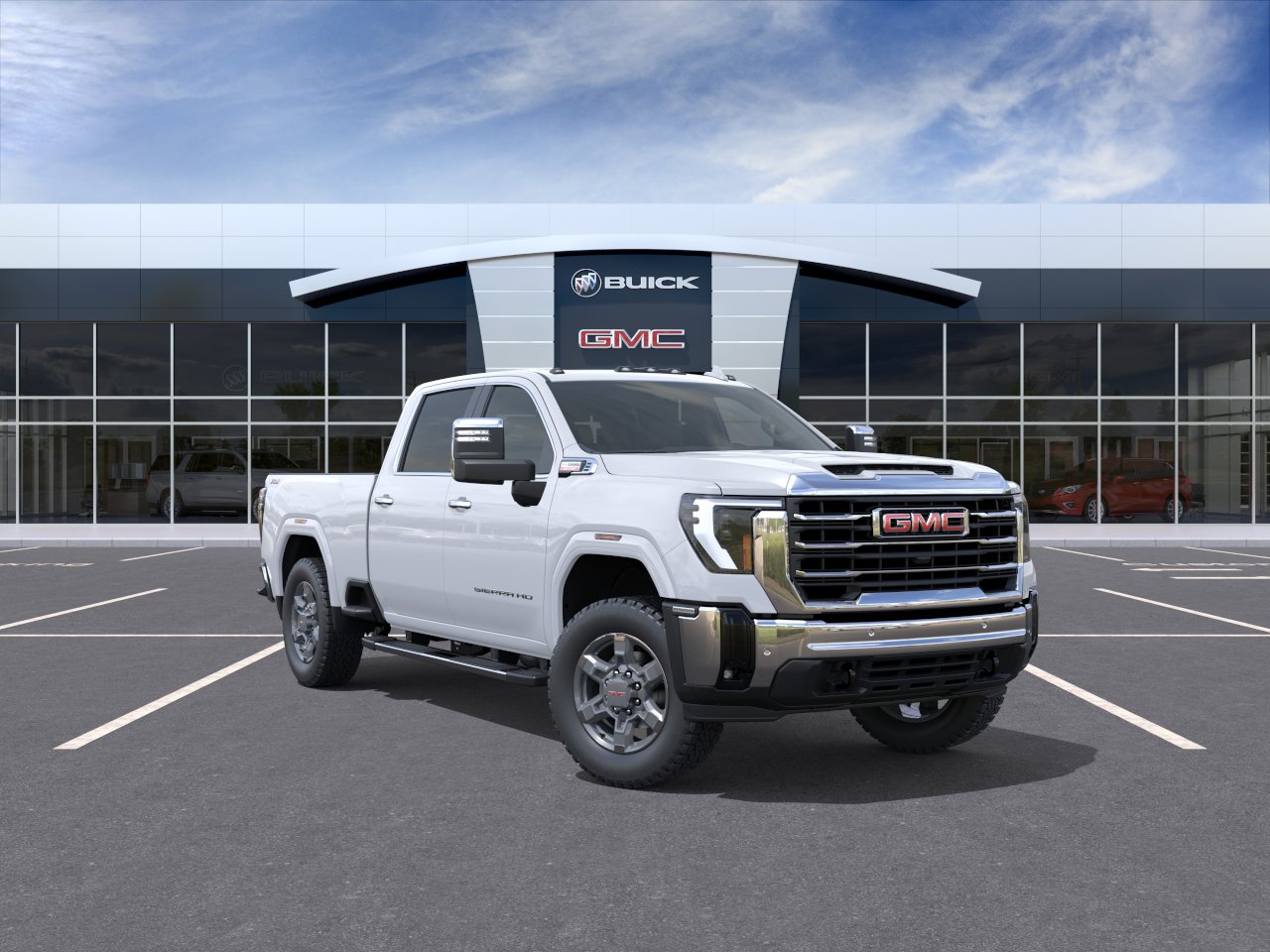 New 2026 Glacier White Tricoat GMC SLT image 25