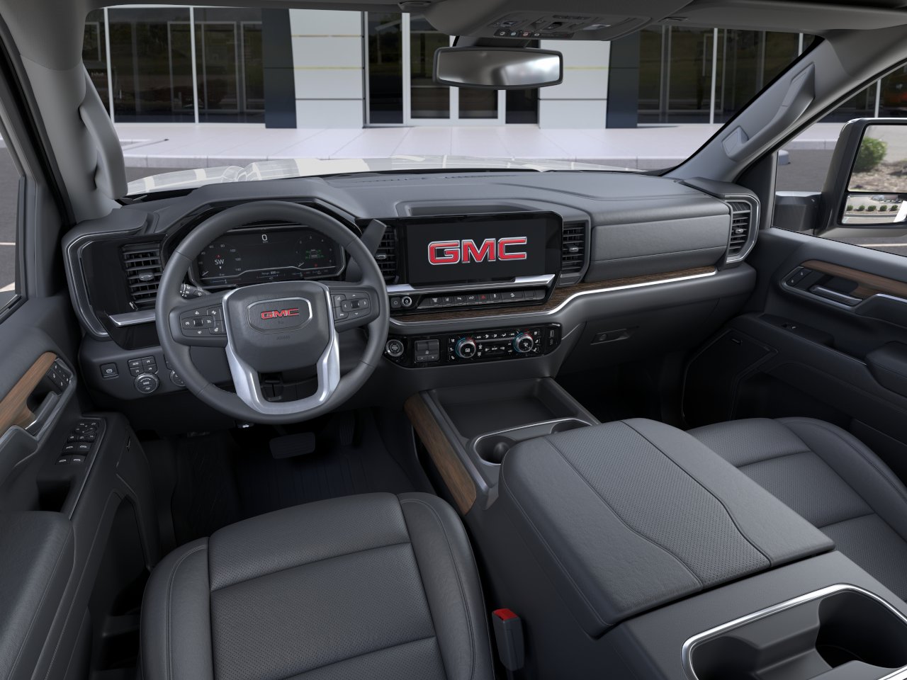 New 2026 Glacier White Tricoat GMC SLT image 39