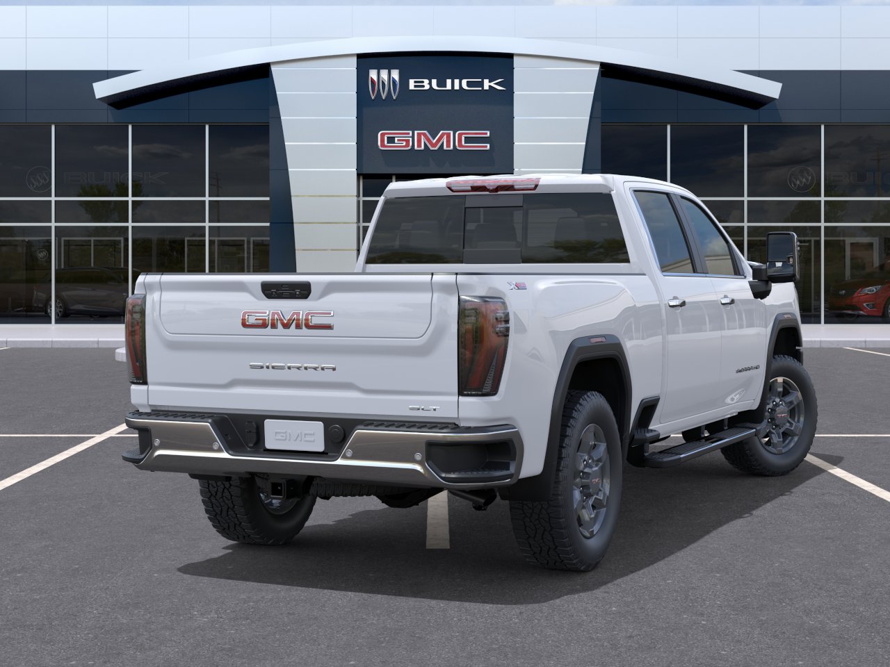 New 2026 Glacier White Tricoat GMC SLT image 4