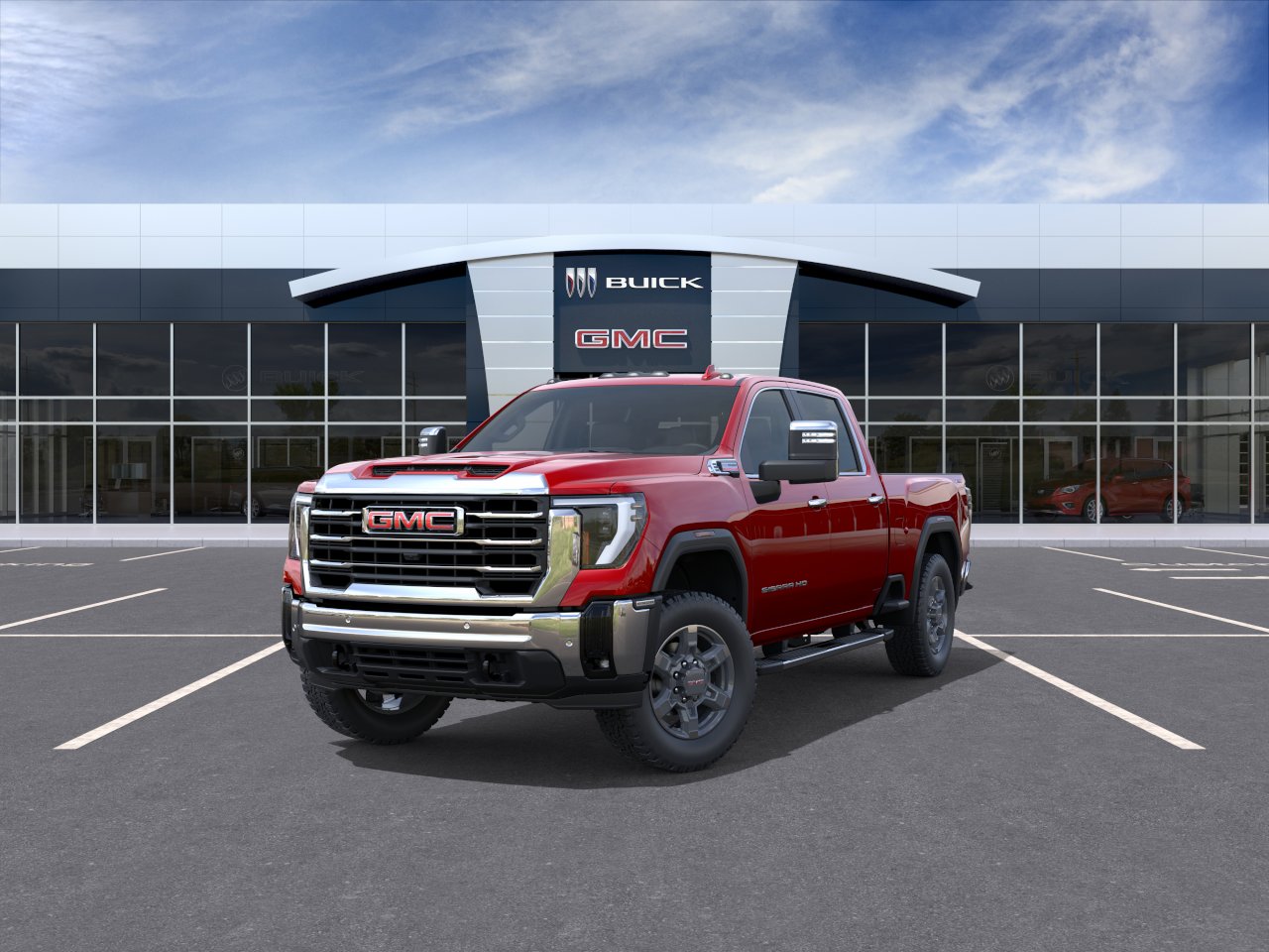 New 2026 Volcanic Red Tintcoat GMC SLT image 32