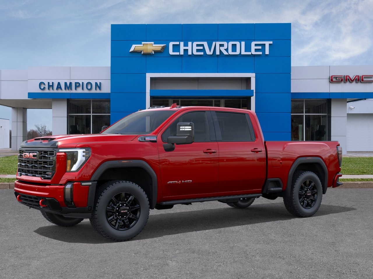 New 2026 Volcanic Red Tintcoat GMC AT4 image 2