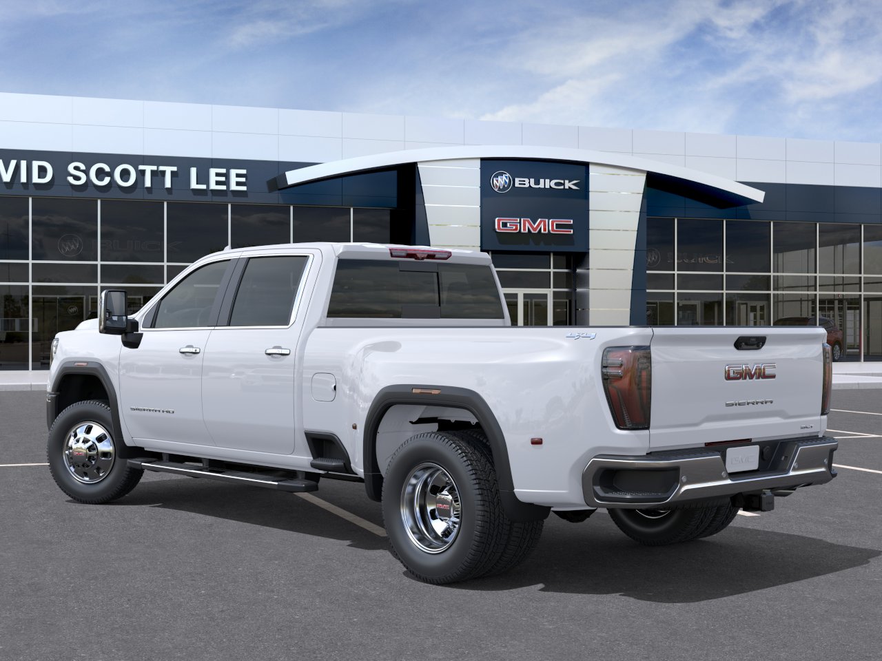 New 2026 Summit White GMC SLT DRW image 3