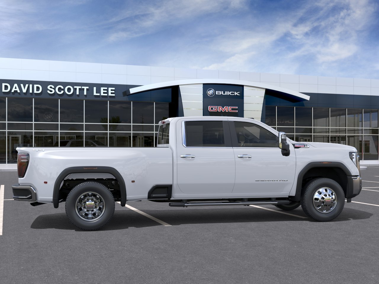 New 2026 Summit White GMC SLT DRW image 5