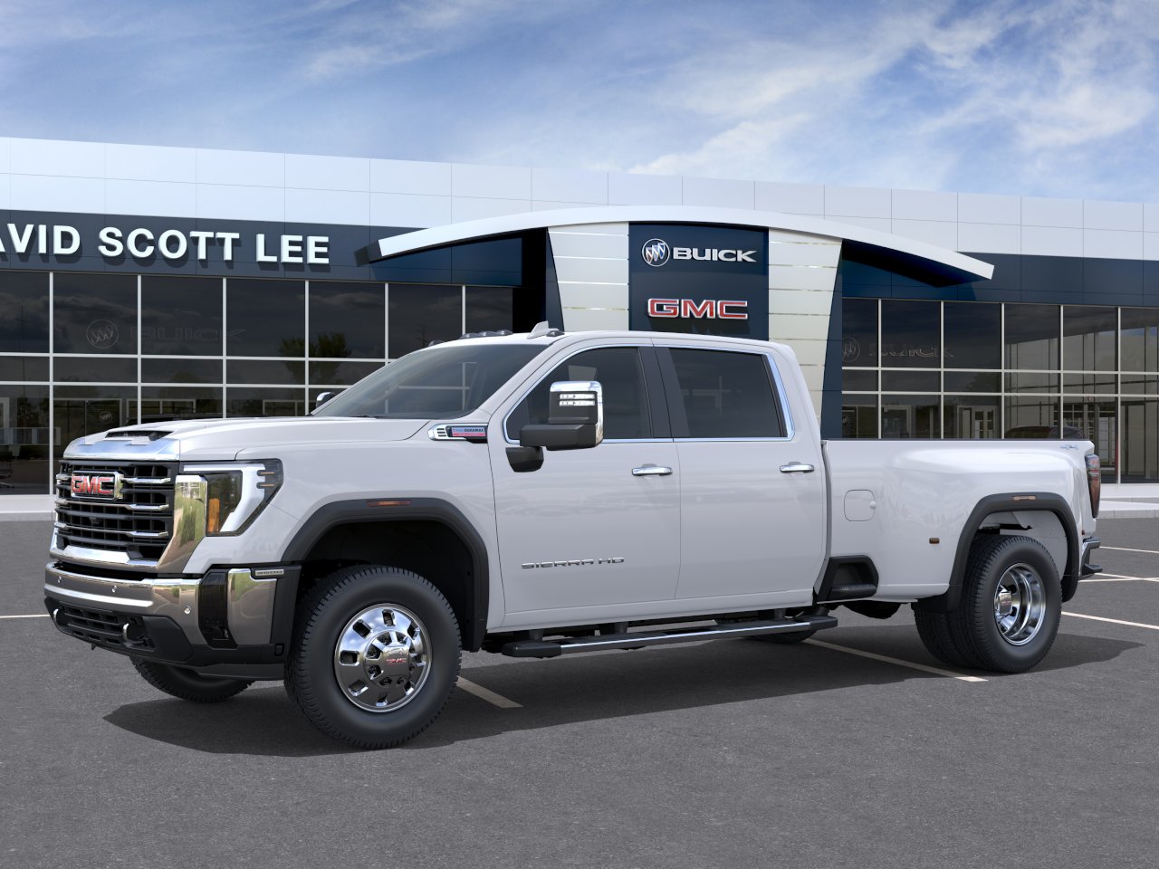 New 2026 Summit White GMC SLT DRW image 2