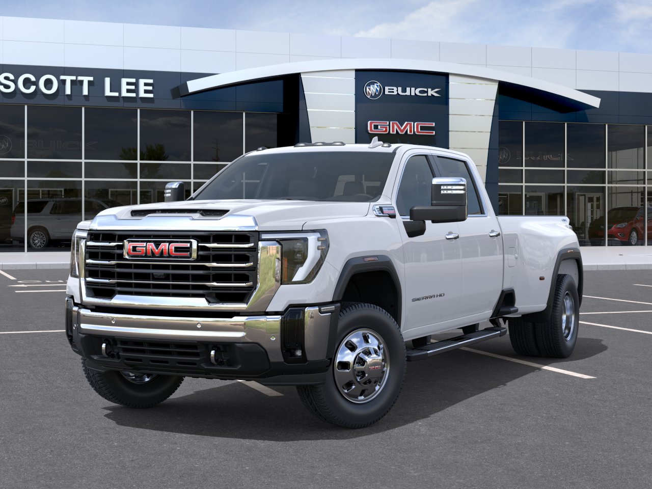 New 2026 Summit White GMC SLT DRW image 6