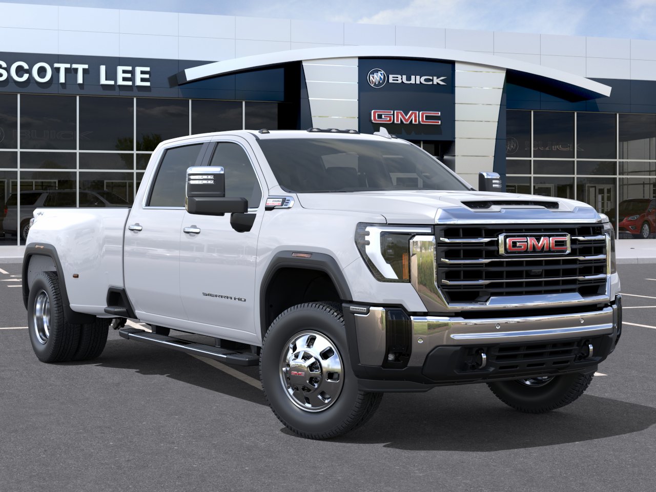 New 2026 Summit White GMC SLT DRW image 7