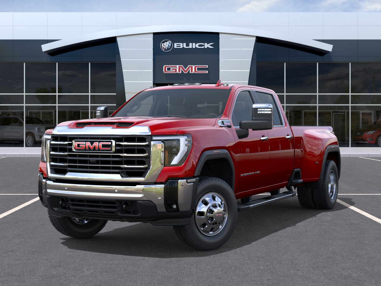 New 2026 Volcanic Red Tintcoat GMC SLT DRW image 30