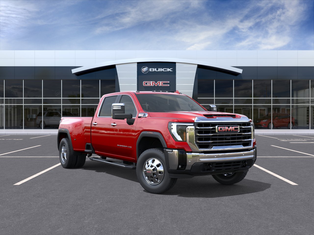 New 2026 Volcanic Red Tintcoat GMC SLT DRW image 25