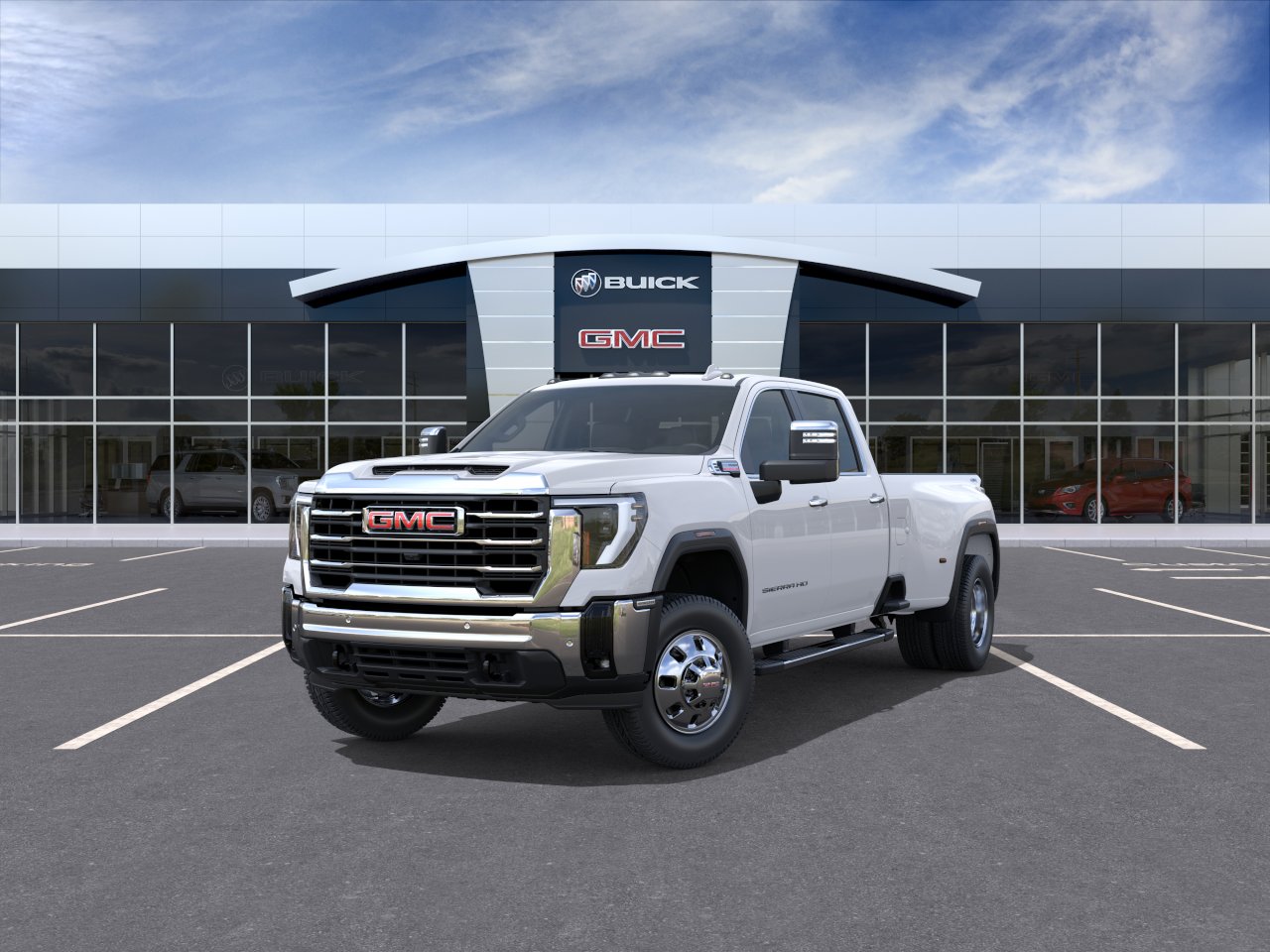 New 2026 Summit White GMC SLT DRW image 32