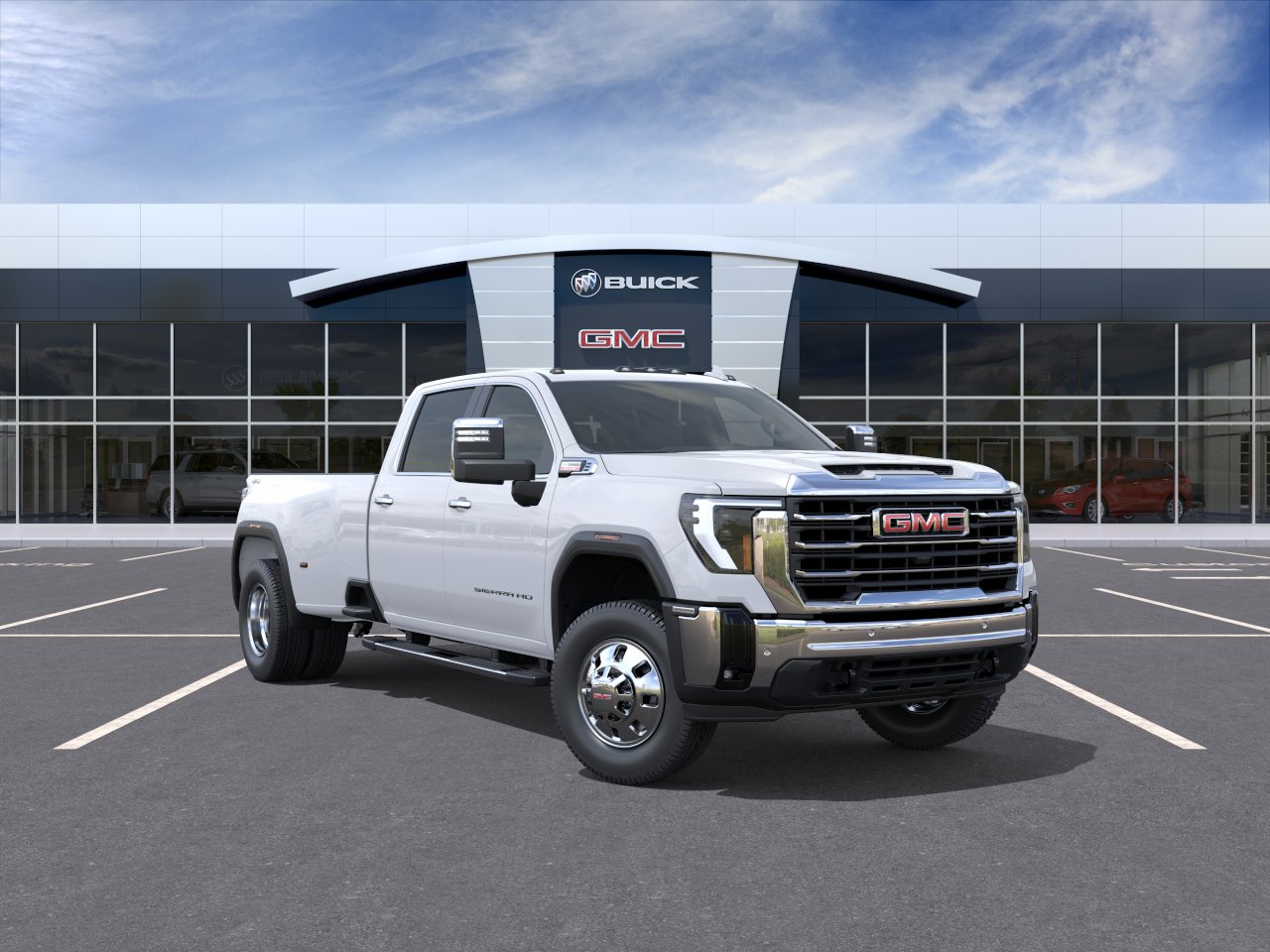 New 2026 Summit White GMC SLT DRW image 25