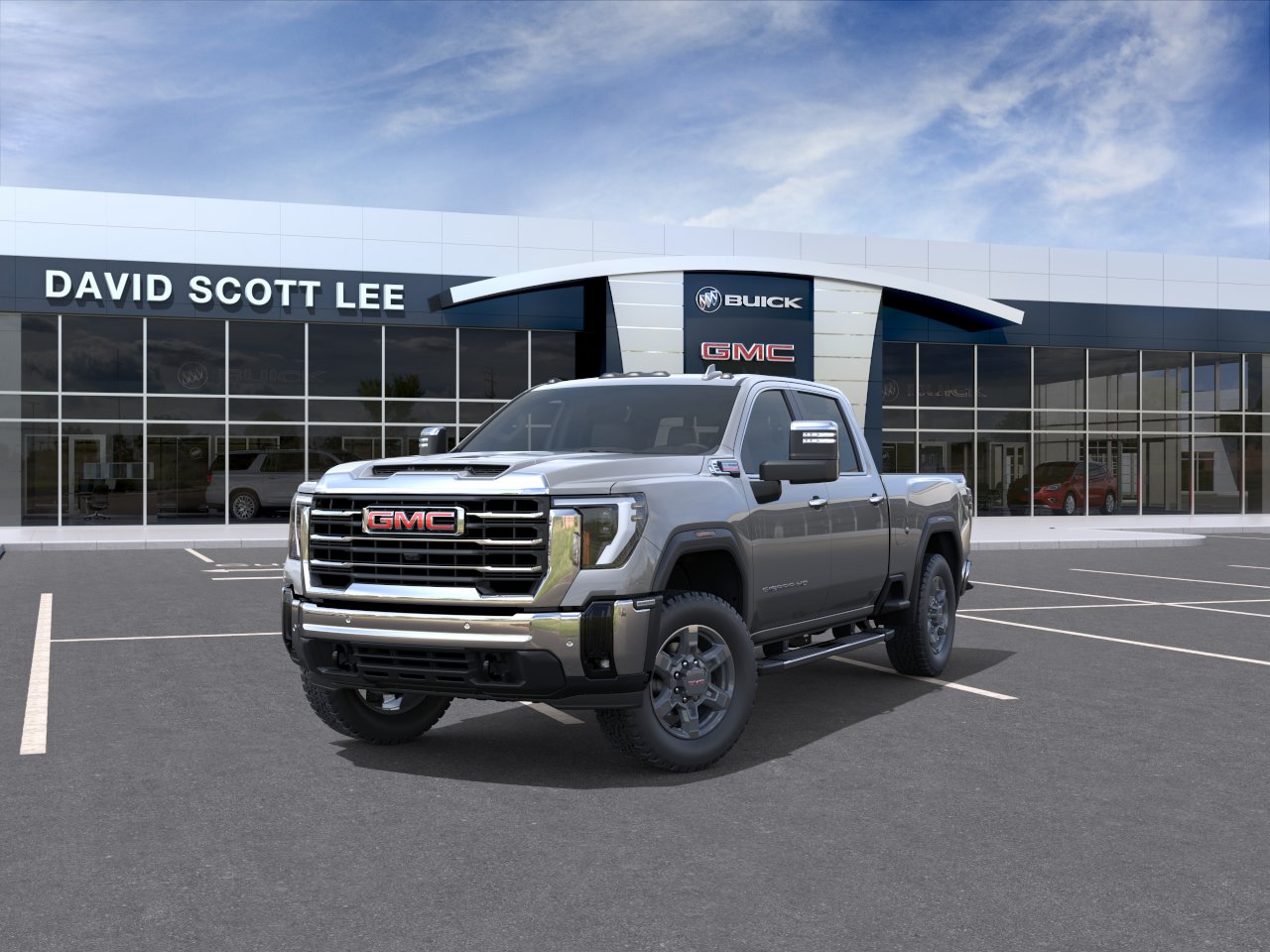 New 2026 Sterling Metallic GMC SLT image 8