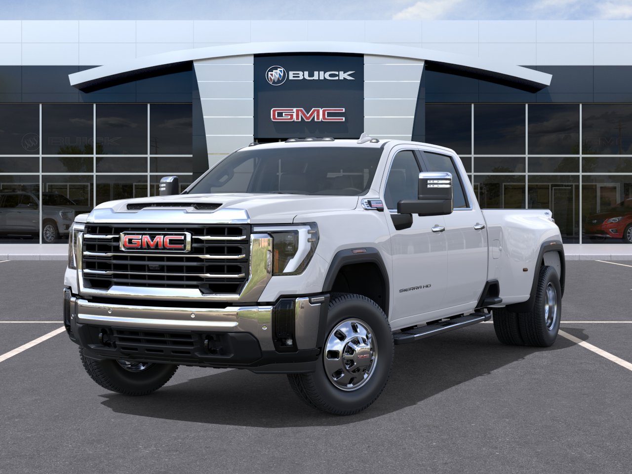 New 2026 Summit White GMC SLT DRW image 30