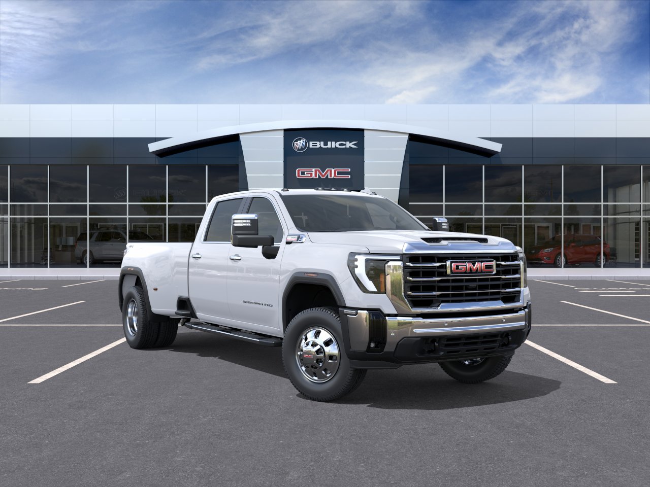 New 2026 Summit White GMC SLT DRW image 25