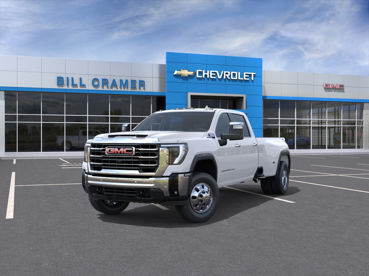 New 2026 Summit White GMC SLT DRW image 32