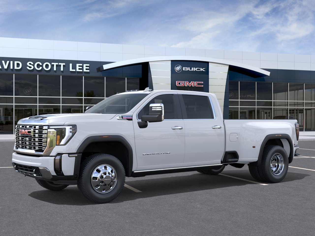 New 2026 Glacier White Tricoat GMC Denali DRW image 2