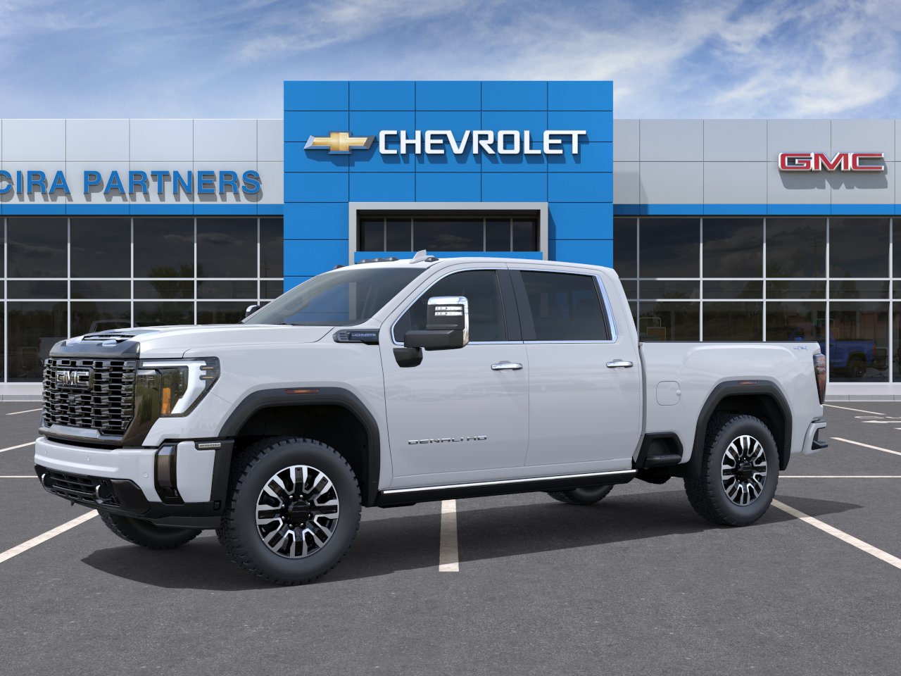 New 2026 Glacier White Tricoat GMC Denali Ultimate image 3
