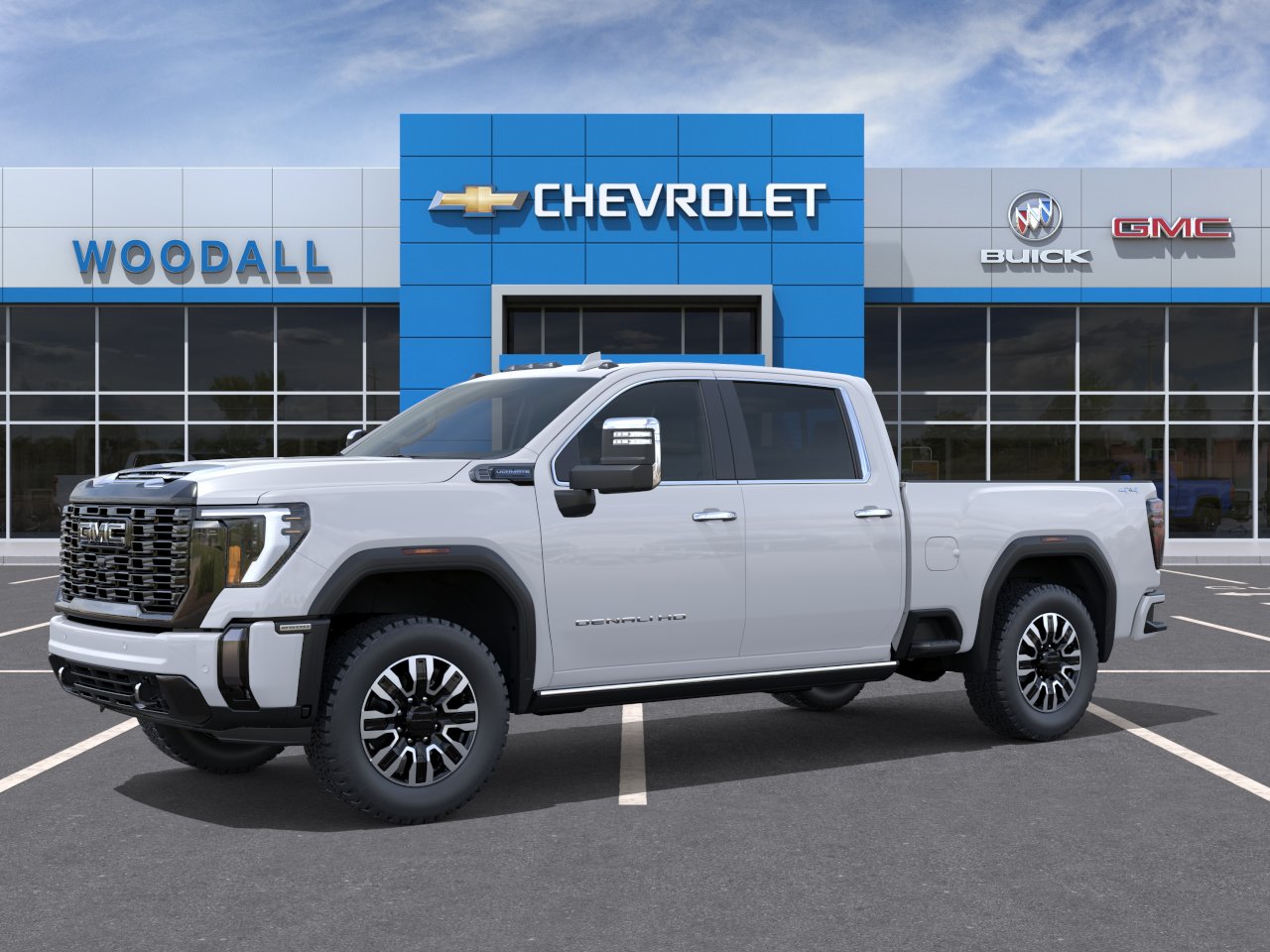 New 2026 Glacier White Tricoat GMC Denali Ultimate image 2