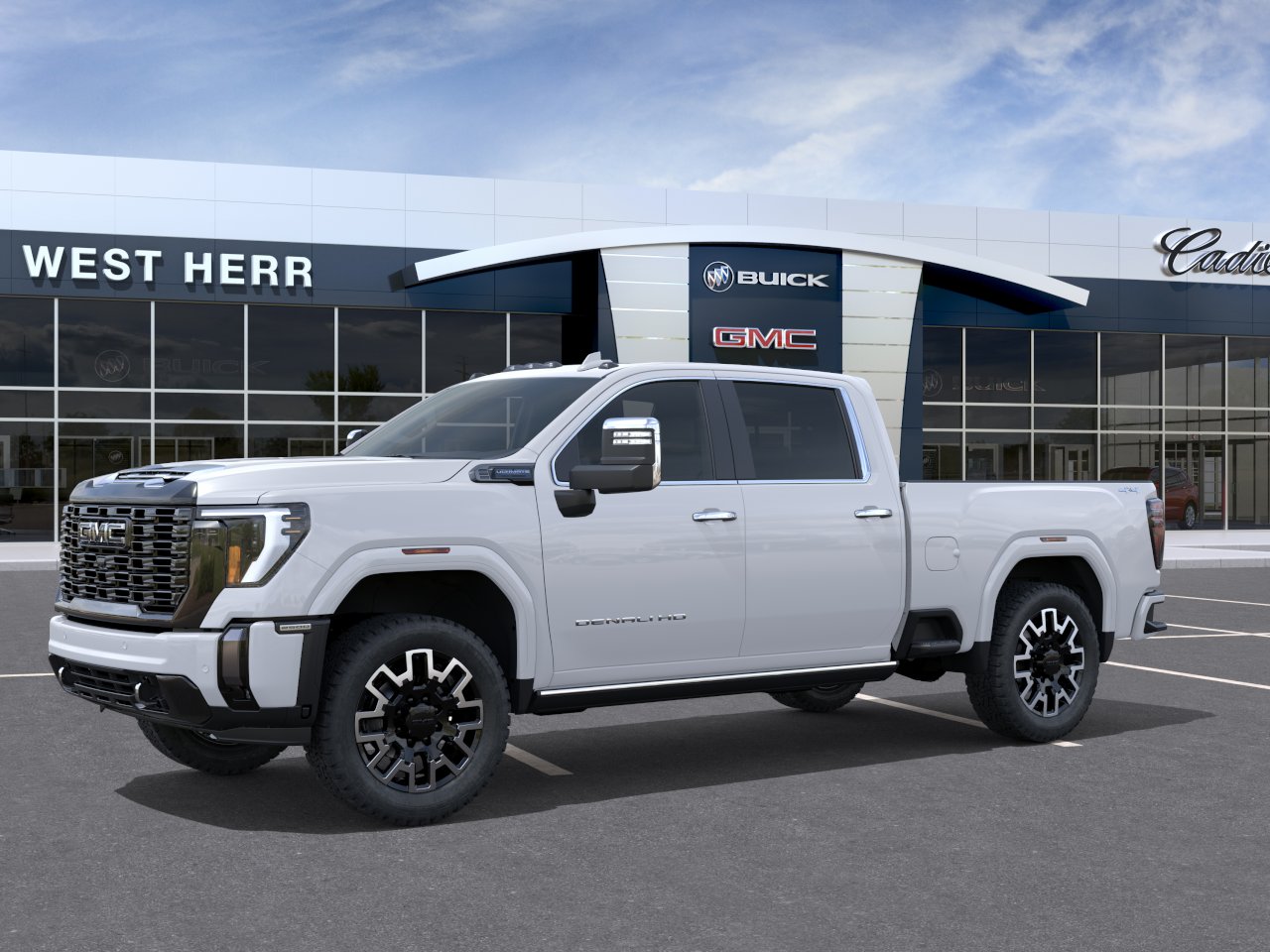 New 2026 Glacier White Tricoat GMC Denali Ultimate image 2