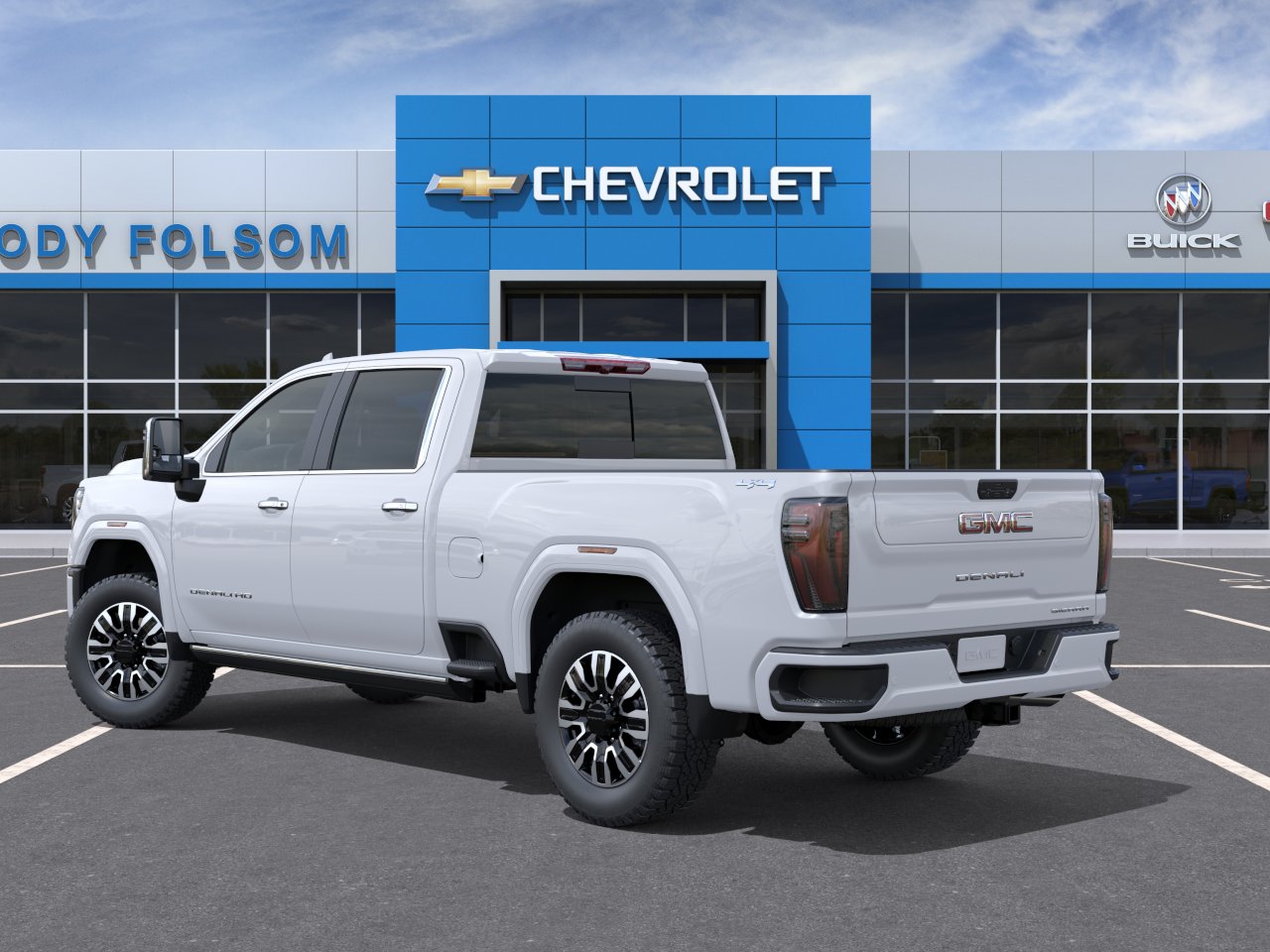 New 2026 Glacier White Tricoat GMC Denali Ultimate image 3