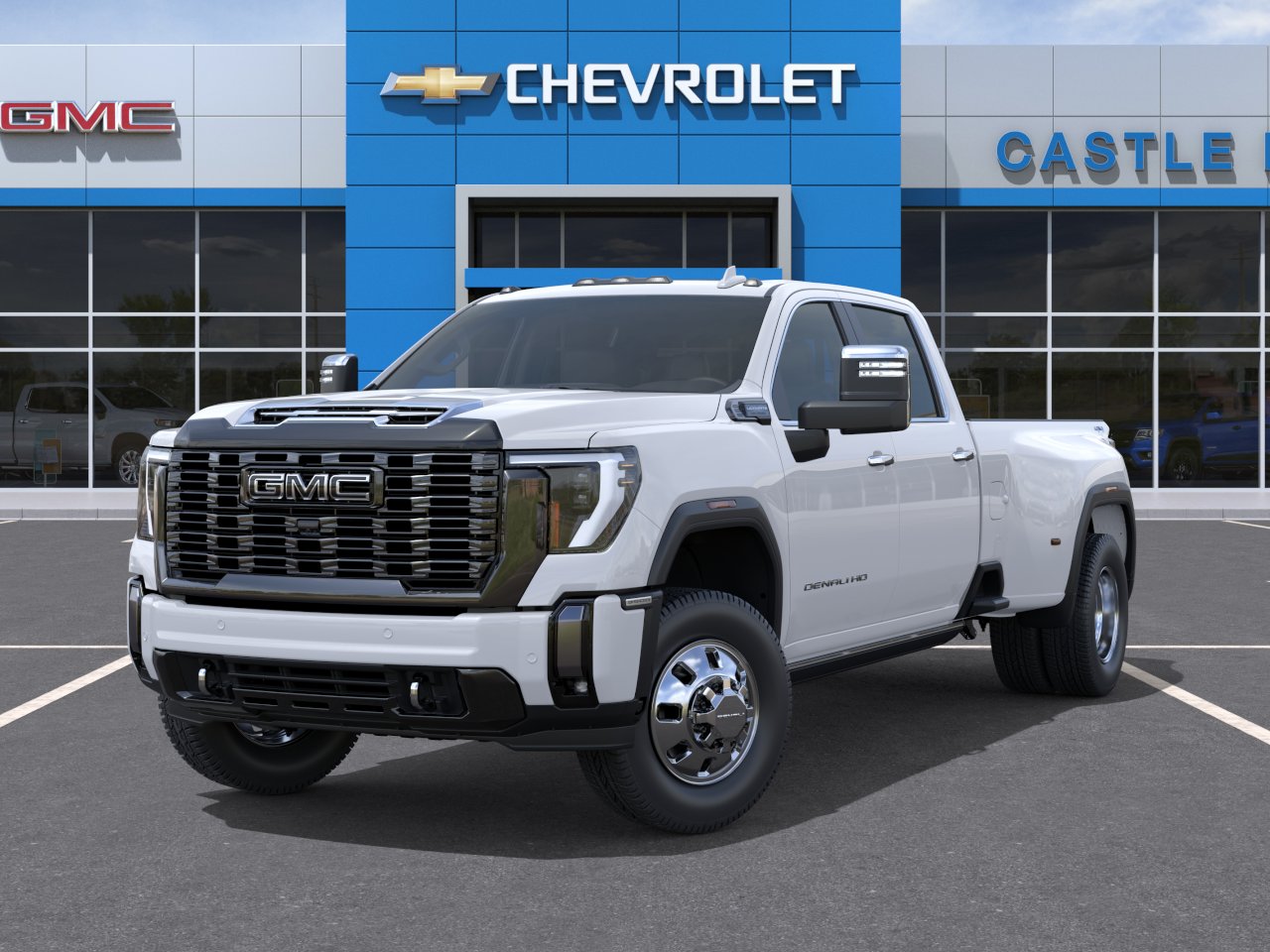 New 2026 Glacier White Tricoat GMC Denali Ultimate DRW image 35