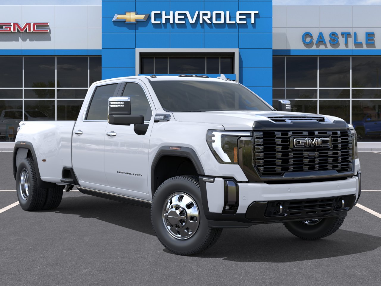 New 2026 Glacier White Tricoat GMC Denali Ultimate DRW image 36