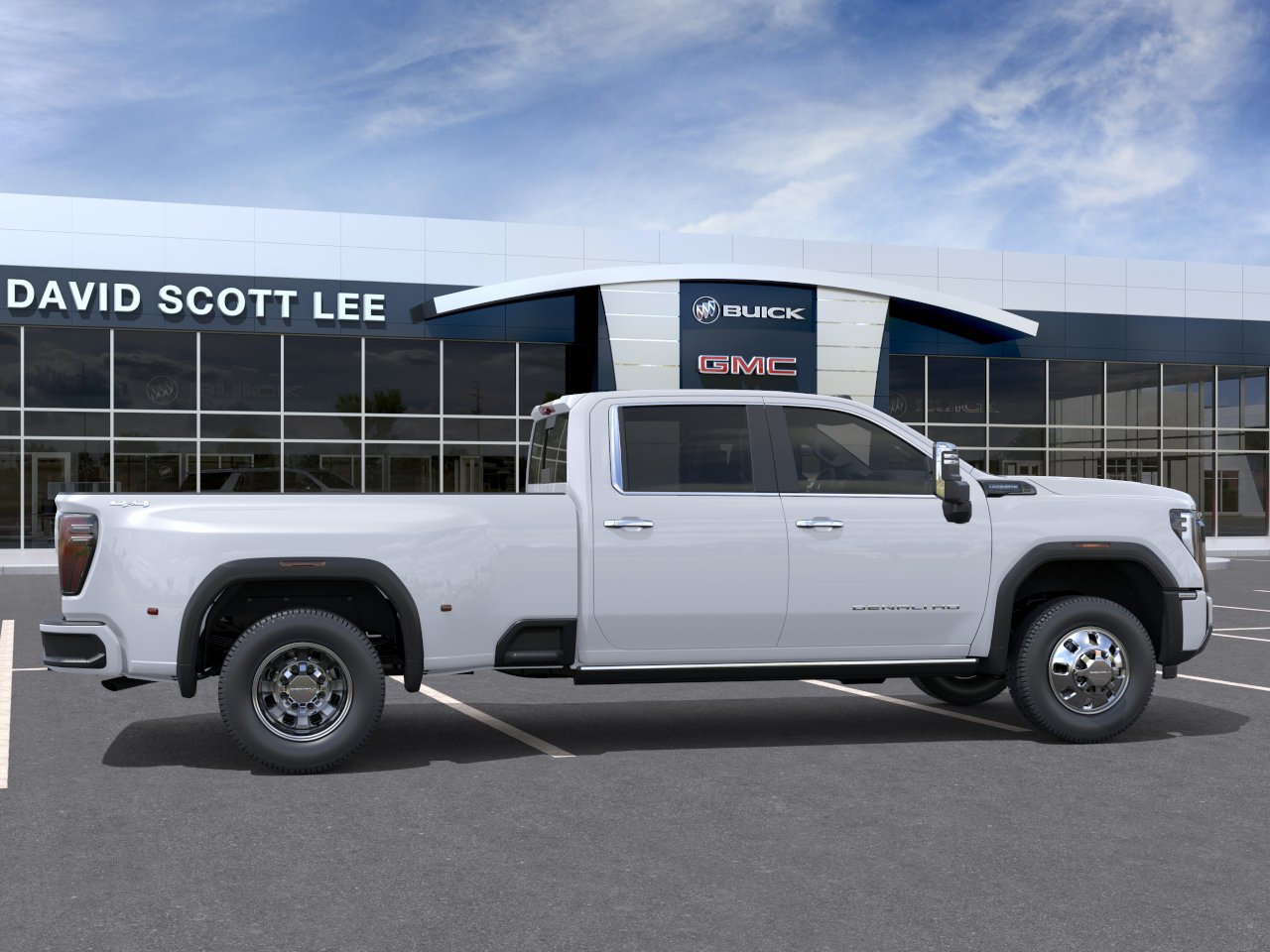 New 2026 Glacier White Tricoat GMC Denali Ultimate DRW image 5