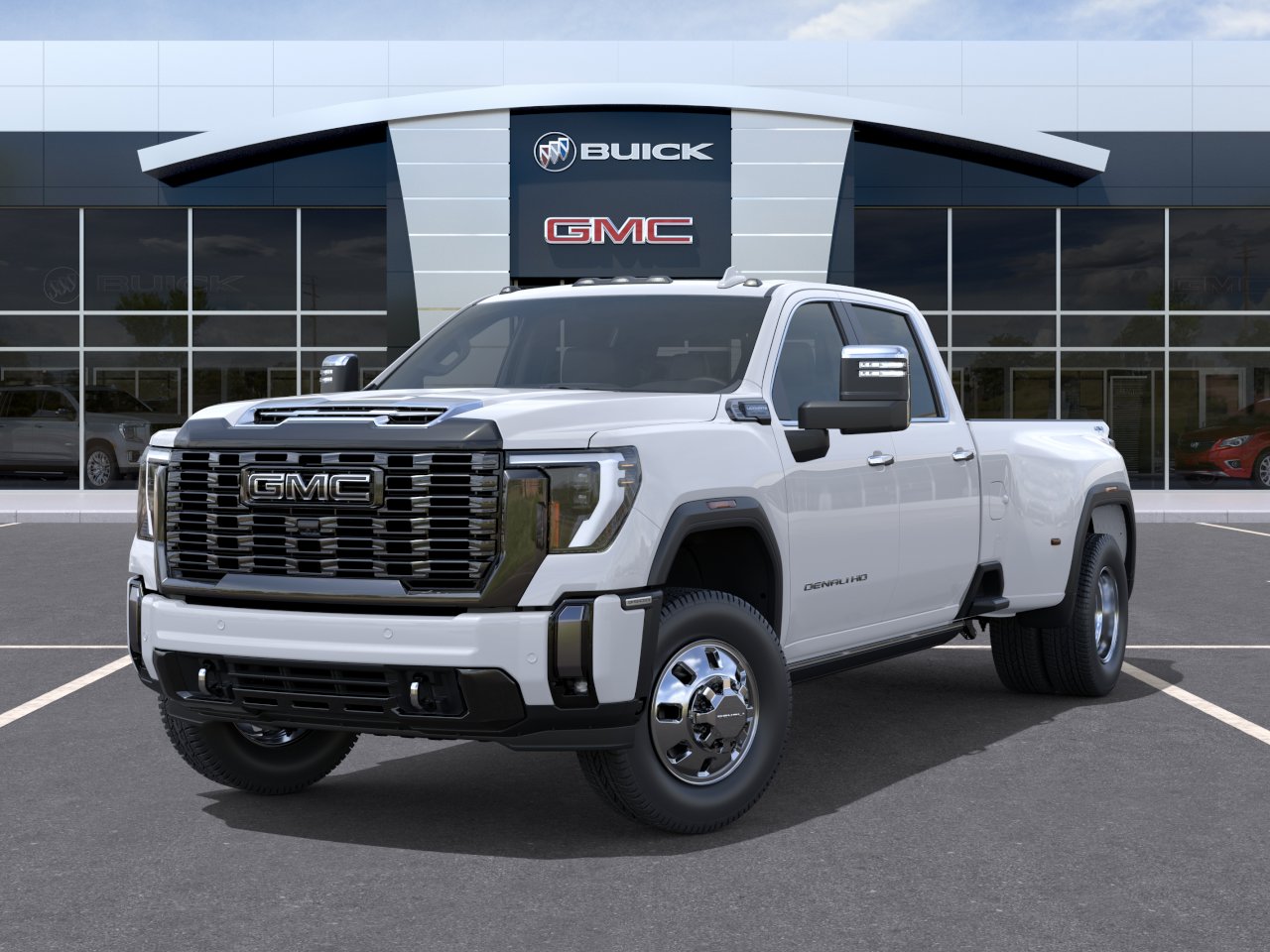 New 2026 Glacier White Tricoat GMC Denali Ultimate DRW image 6