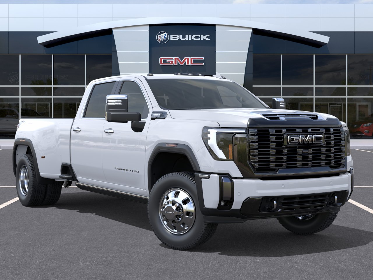New 2026 Glacier White Tricoat GMC Denali Ultimate DRW image 7