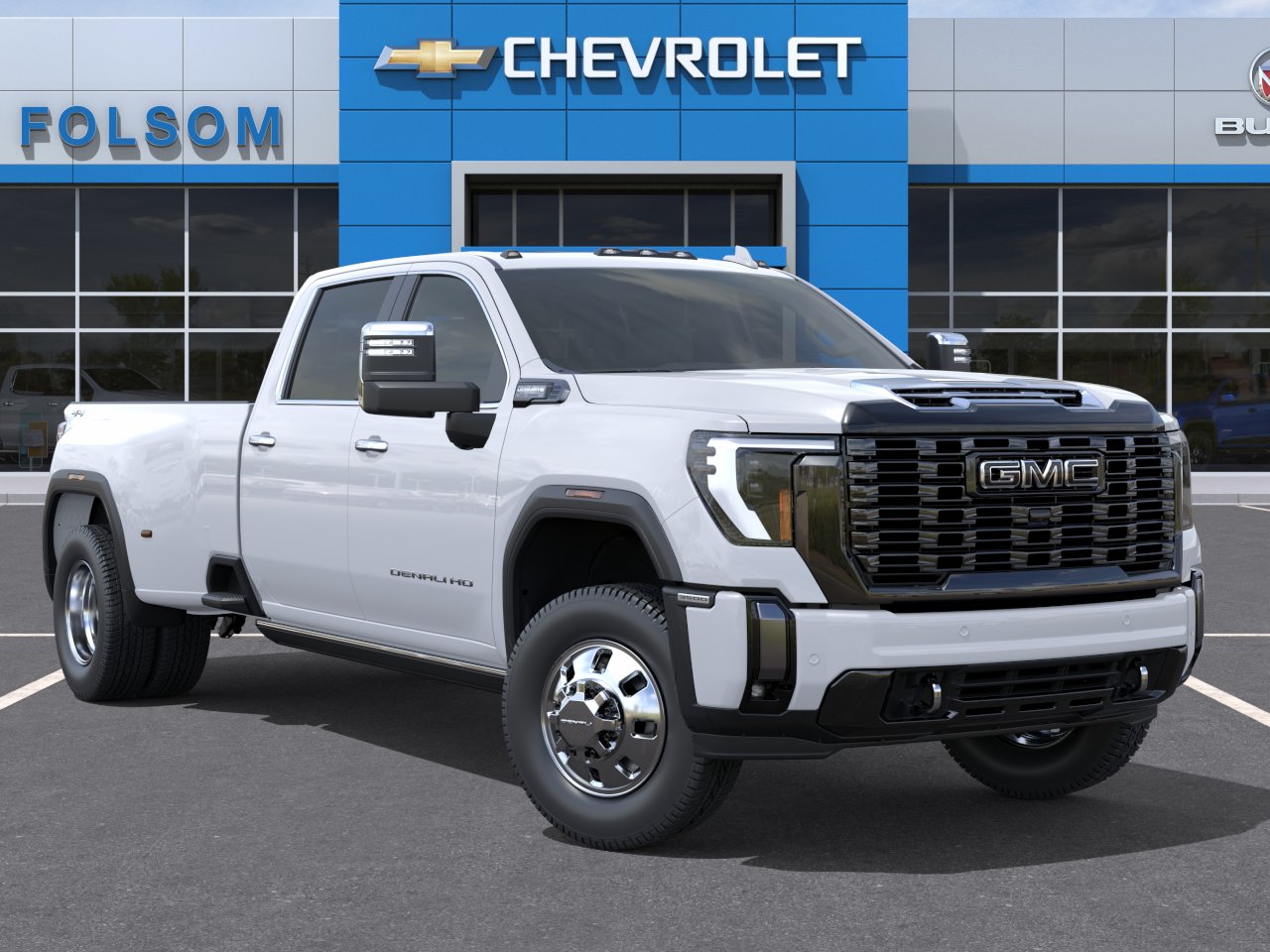 New 2026 Glacier White Tricoat GMC Denali Ultimate DRW image 7