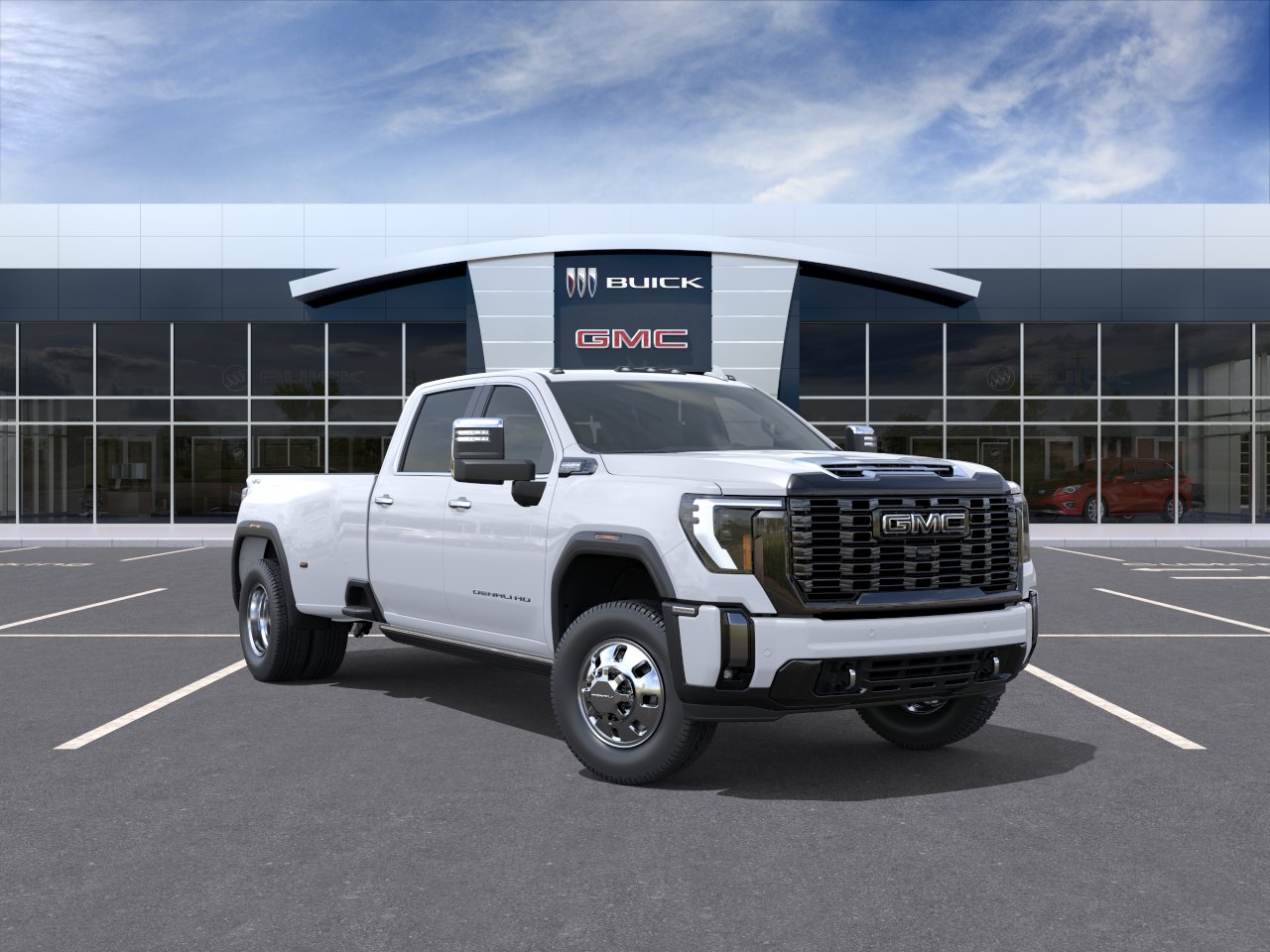 New 2026 Glacier White Tricoat GMC Denali Ultimate DRW image 25