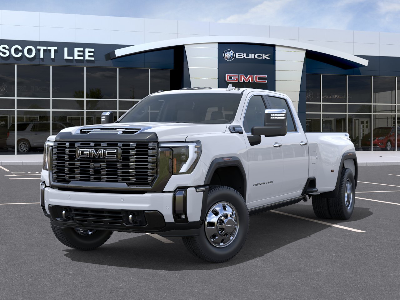 New 2026 Glacier White Tricoat GMC Denali Ultimate DRW image 6