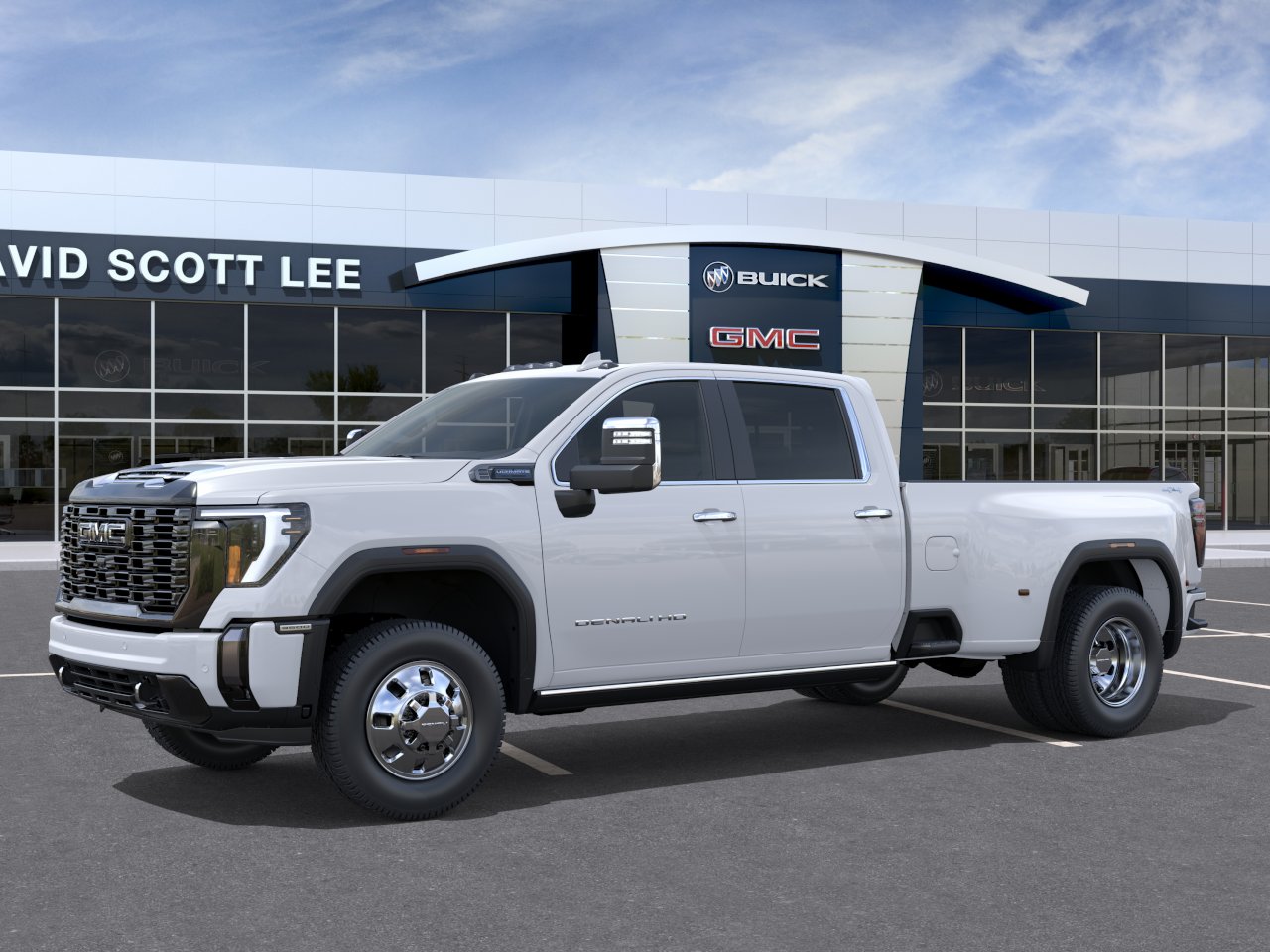 New 2026 Glacier White Tricoat GMC Denali Ultimate DRW image 2