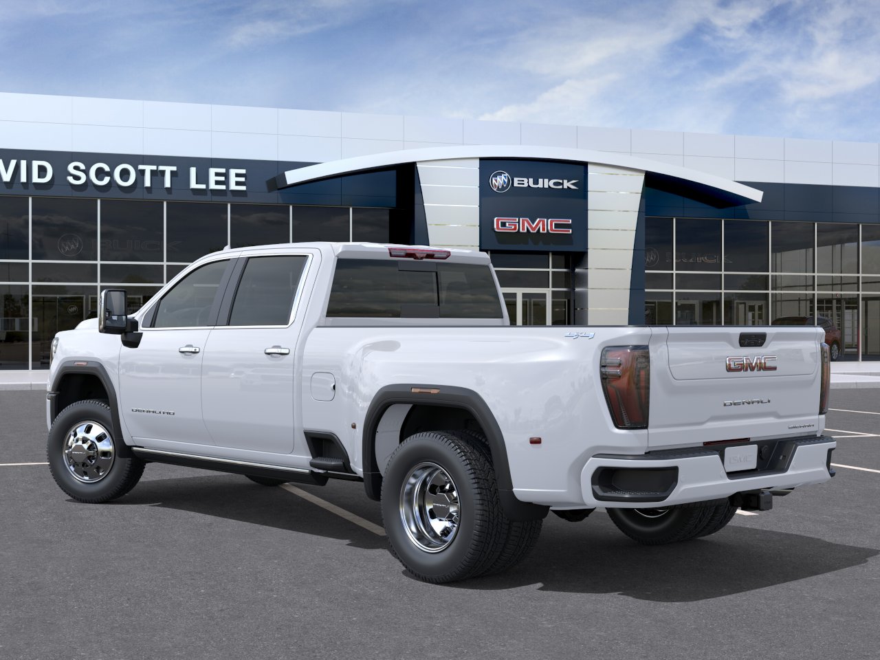 New 2026 Glacier White Tricoat GMC Denali Ultimate DRW image 3