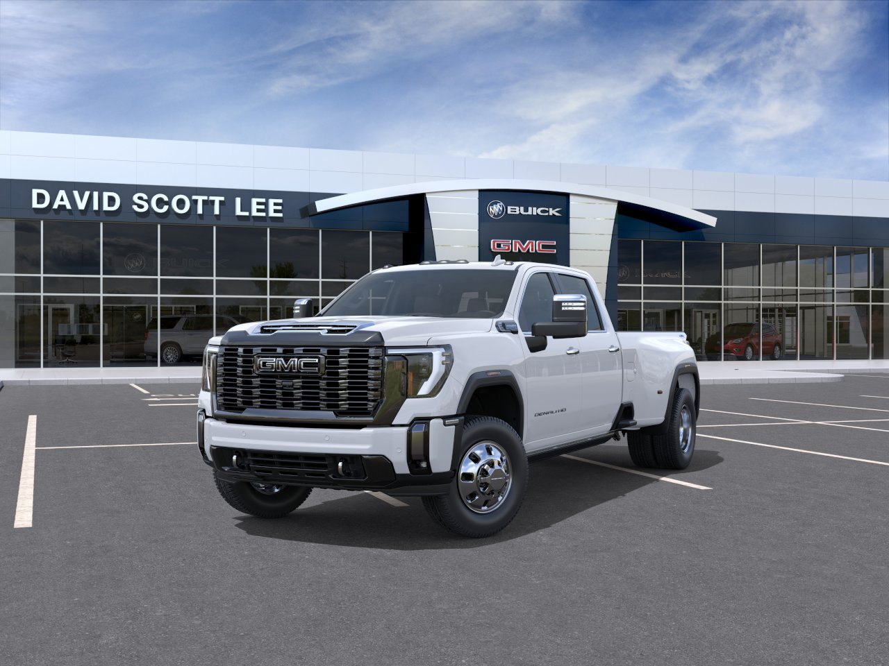 New 2026 Glacier White Tricoat GMC Denali Ultimate DRW image 8