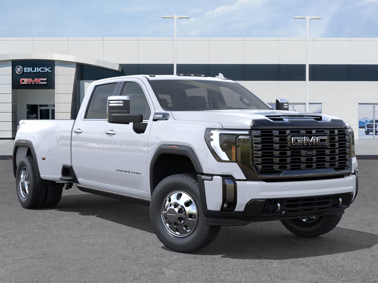 New 2026 Glacier White Tricoat GMC Denali Ultimate DRW image 25