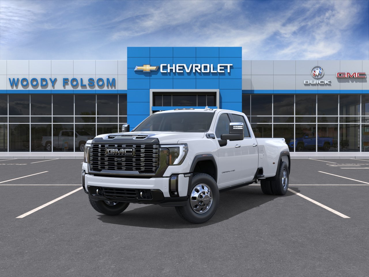 New 2026 Glacier White Tricoat GMC Denali Ultimate DRW image 25