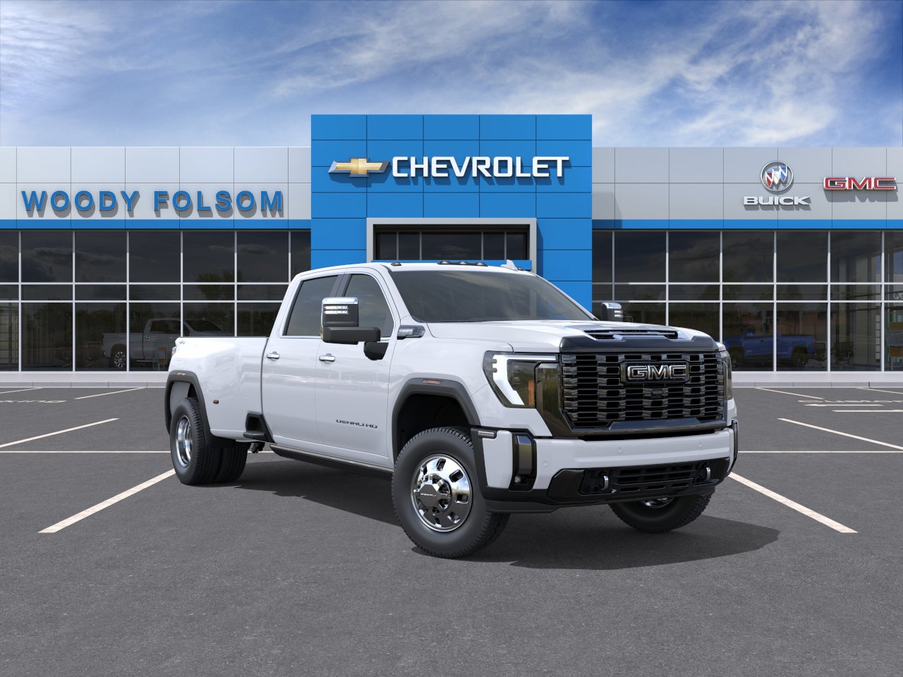 New 2026 Glacier White Tricoat GMC Denali Ultimate DRW image 18