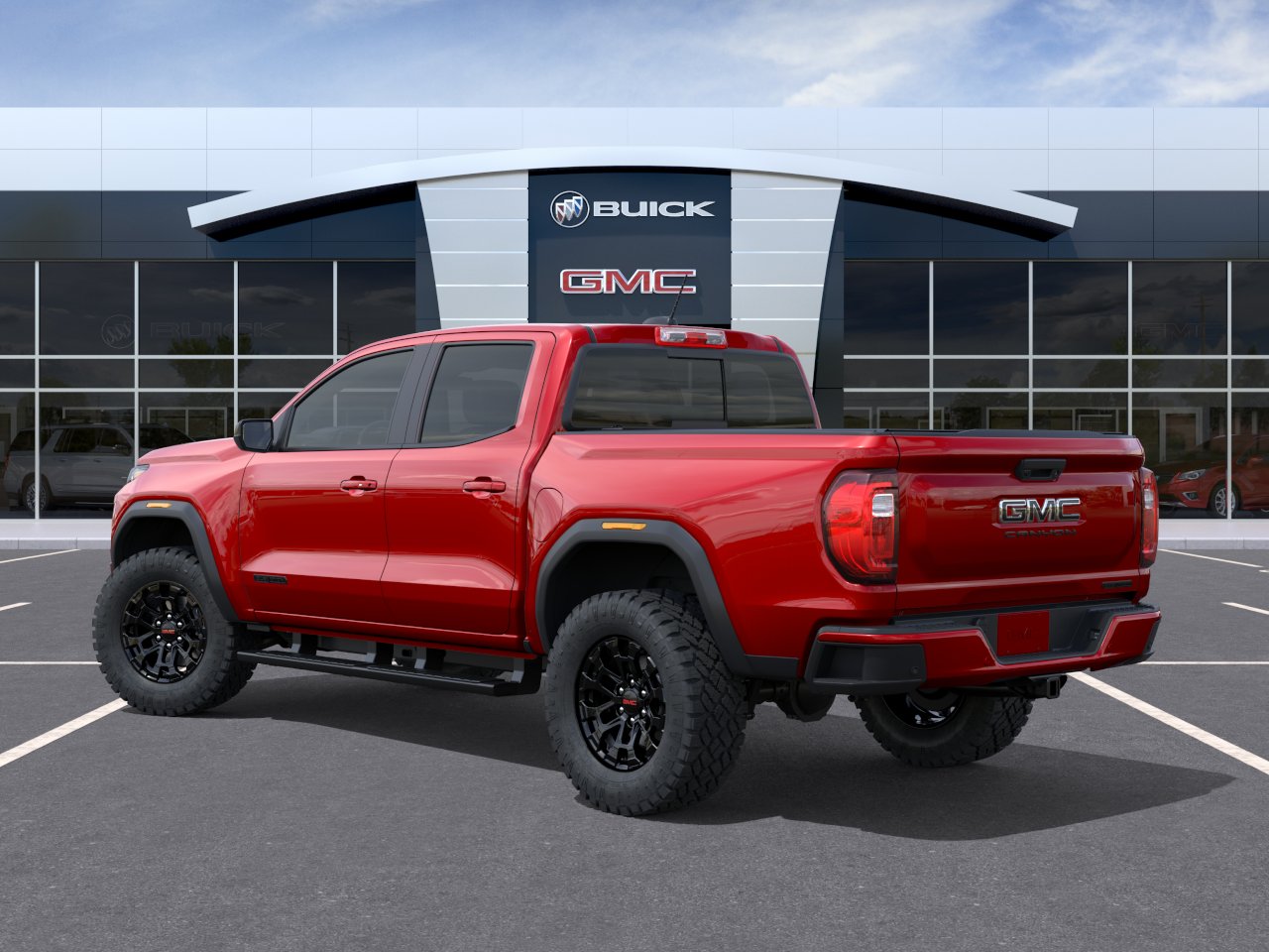 New 2026 Volcanic Red Tintcoat GMC Elevation image 3