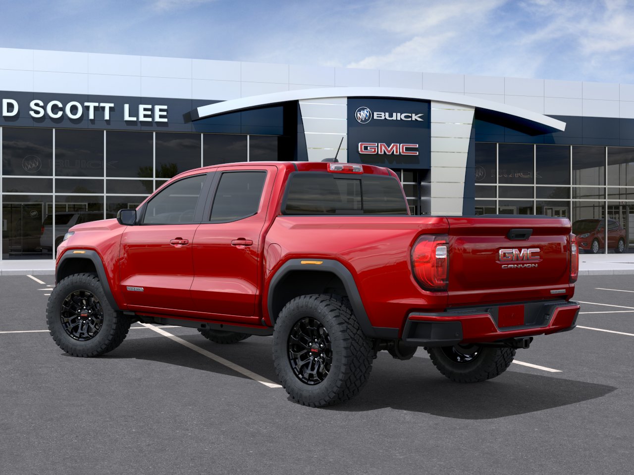 New 2026 Volcanic Red Tintcoat GMC Elevation image 3