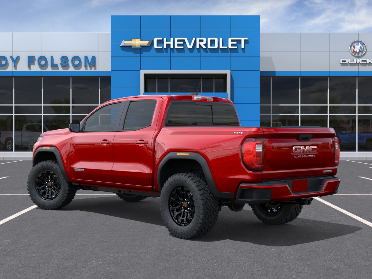 New 2026 Volcanic Red Tintcoat GMC Elevation image 3