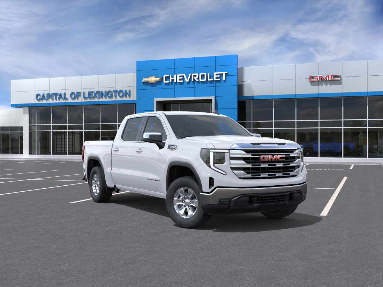 New 2025 Summit White GMC SLE image 25