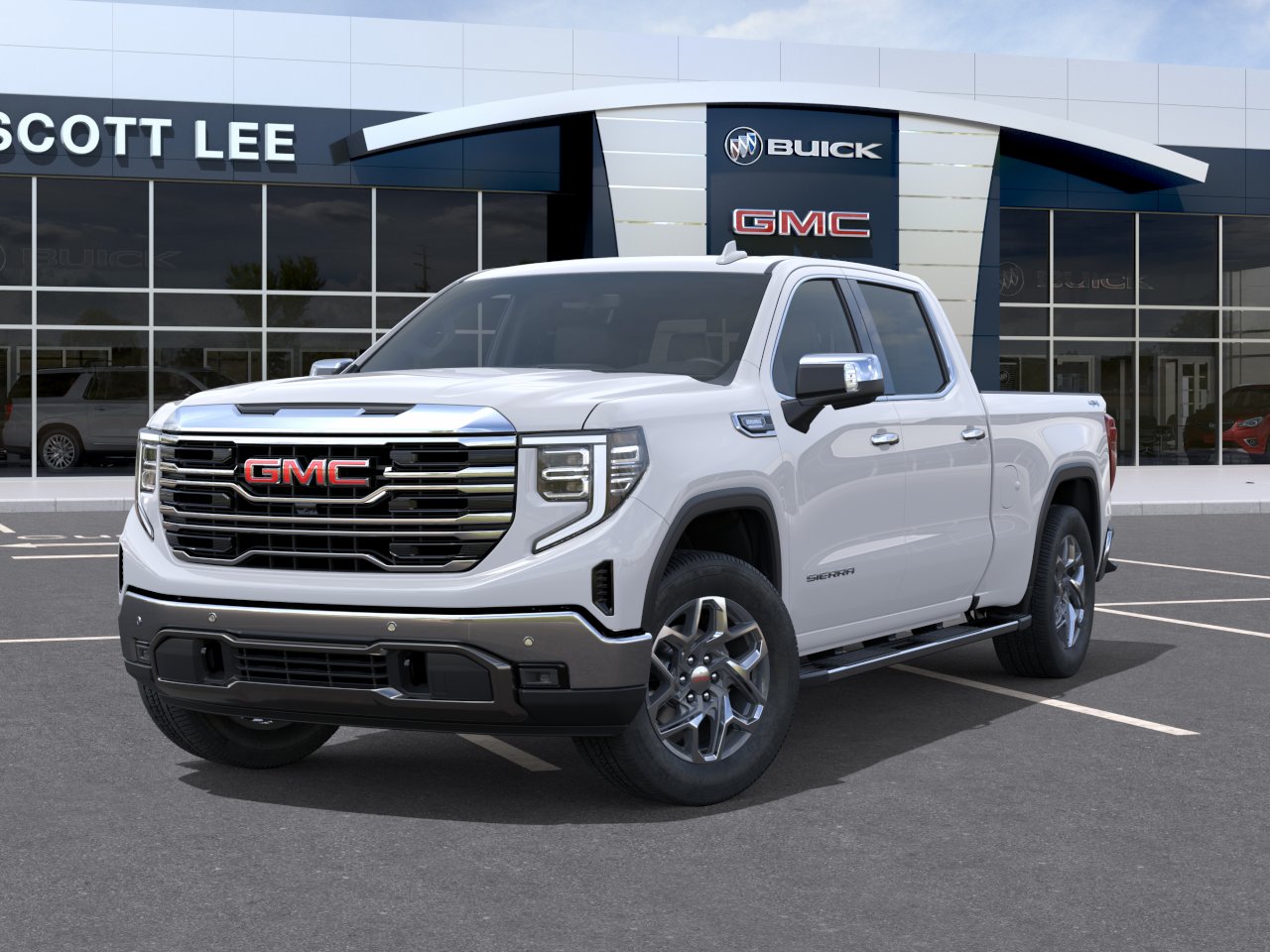 New 2026 Summit White GMC SLT image 6