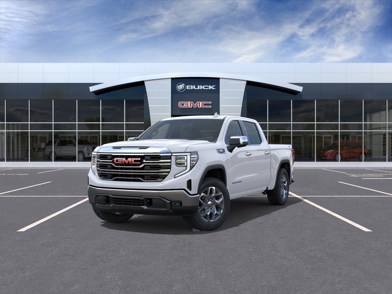 New 2026 Summit White GMC SLT image 32