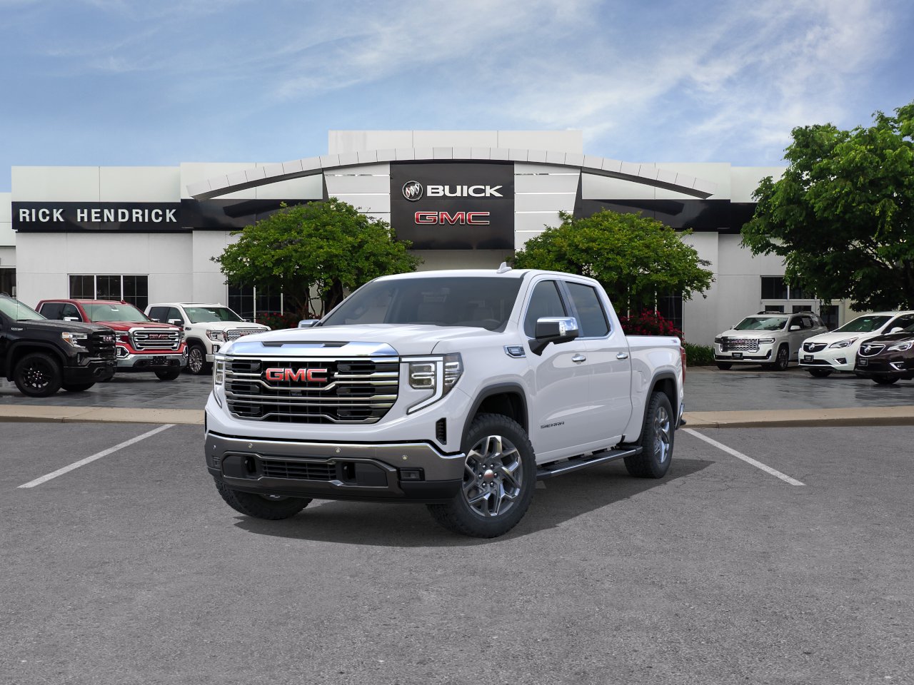 New 2026 Summit White GMC SLT image 34