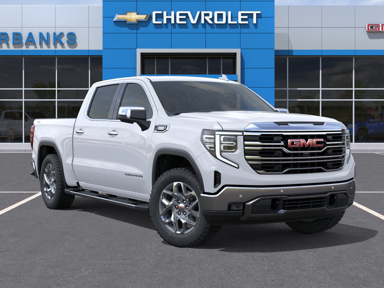 New 2026 Summit White GMC SLT image 7