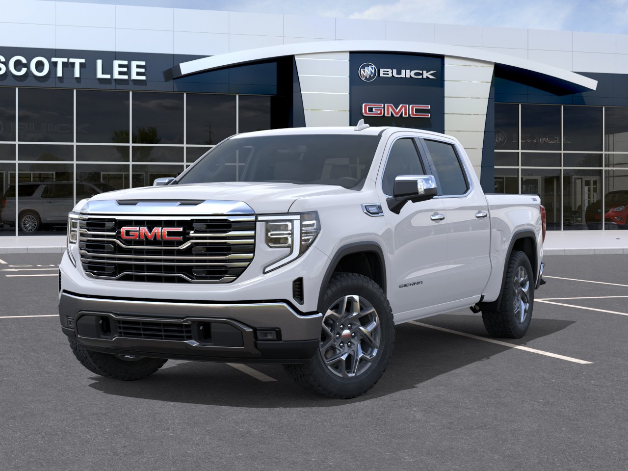 New 2026 Summit White GMC SLT image 6