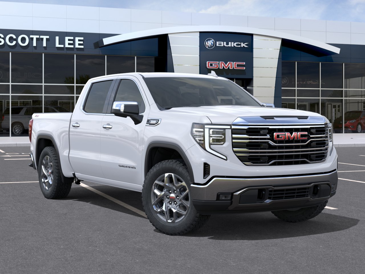 New 2026 Summit White GMC SLT image 7