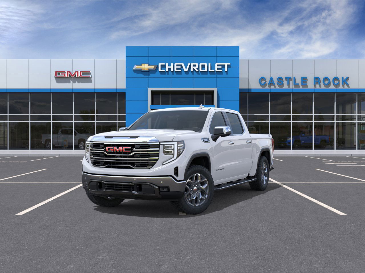 New 2026 Summit White GMC SLT image 36