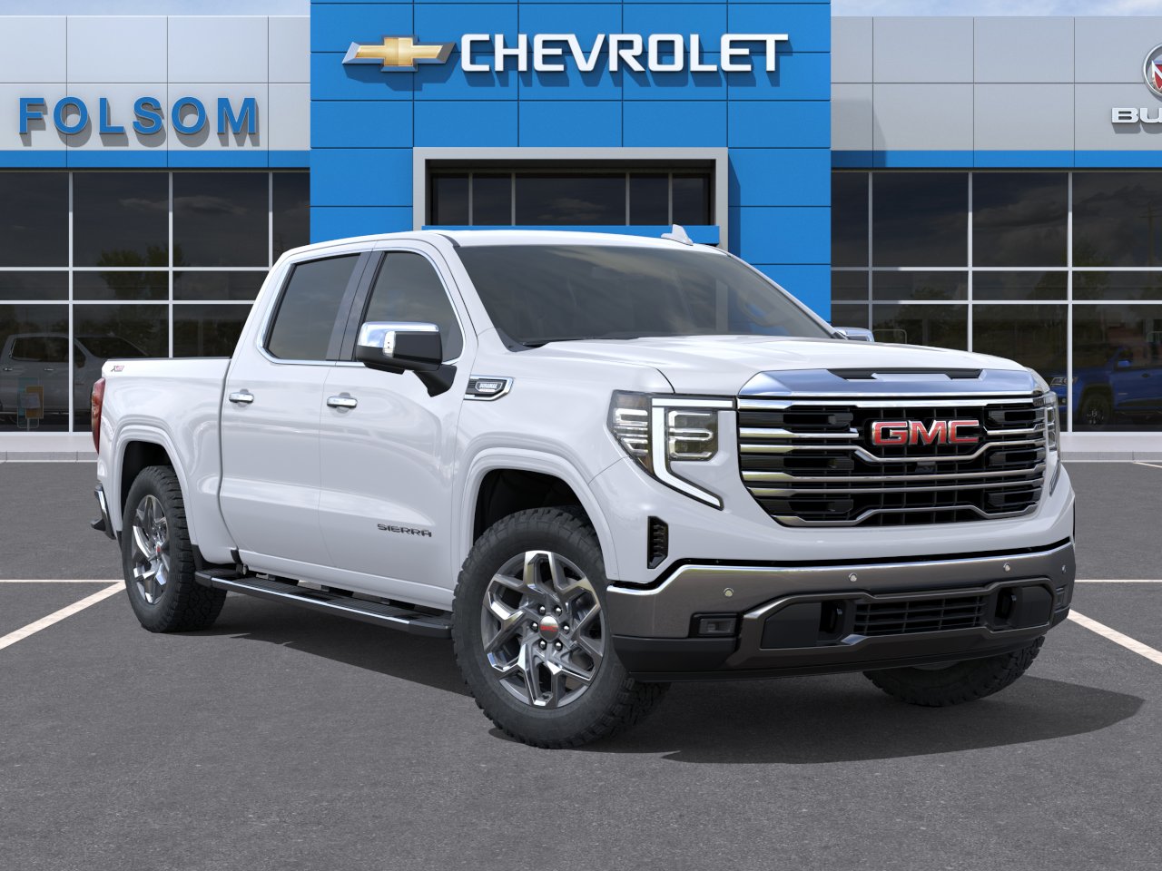 New 2026 Glacier White Tricoat GMC SLT image 24